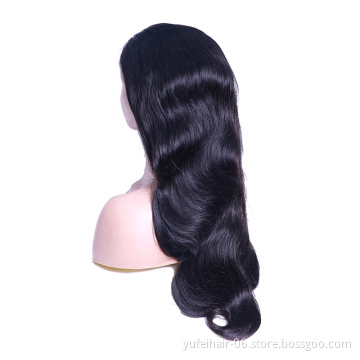 Wholesale Body Wave Human Hair Wig Long Raw Brazilian Hair Full Transparent Lace Frontal Wig For Black Women